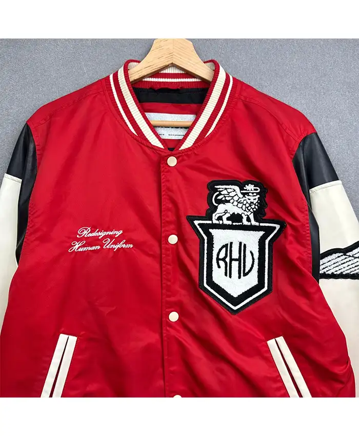 ZARA x Rhuigi RHU Varsity Jacket Front