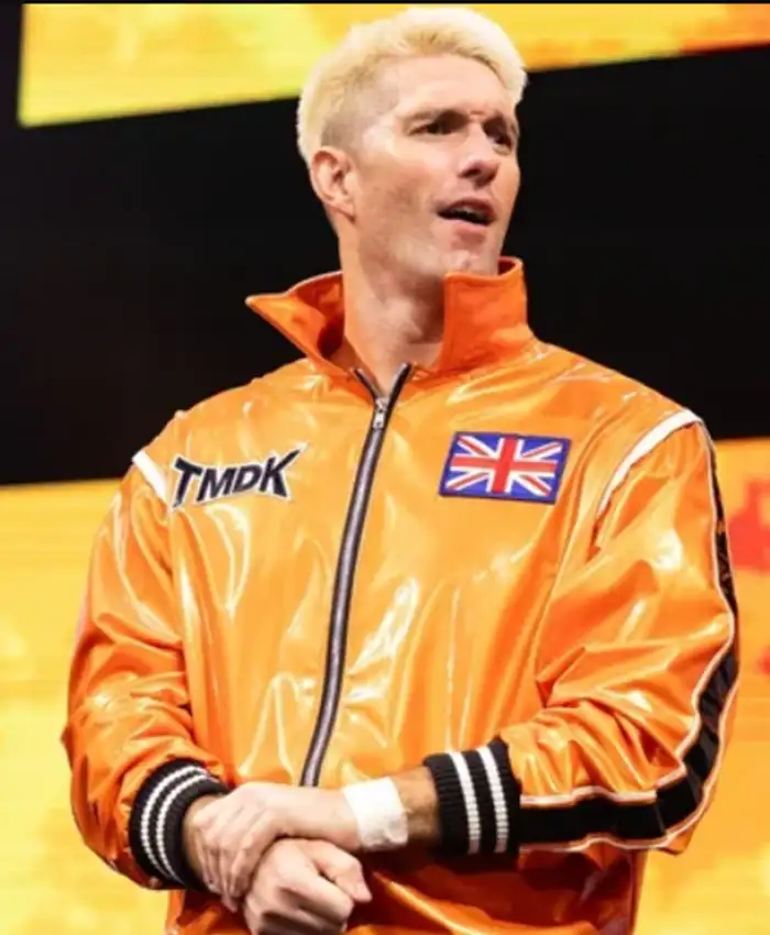 Zack Sabre Jr. AEW UK Flag Bomber Jacket