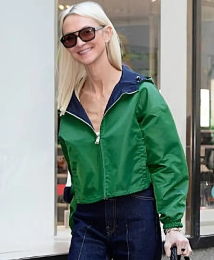 Zanna Rassi NYC 2026 Green Hooded Jacket