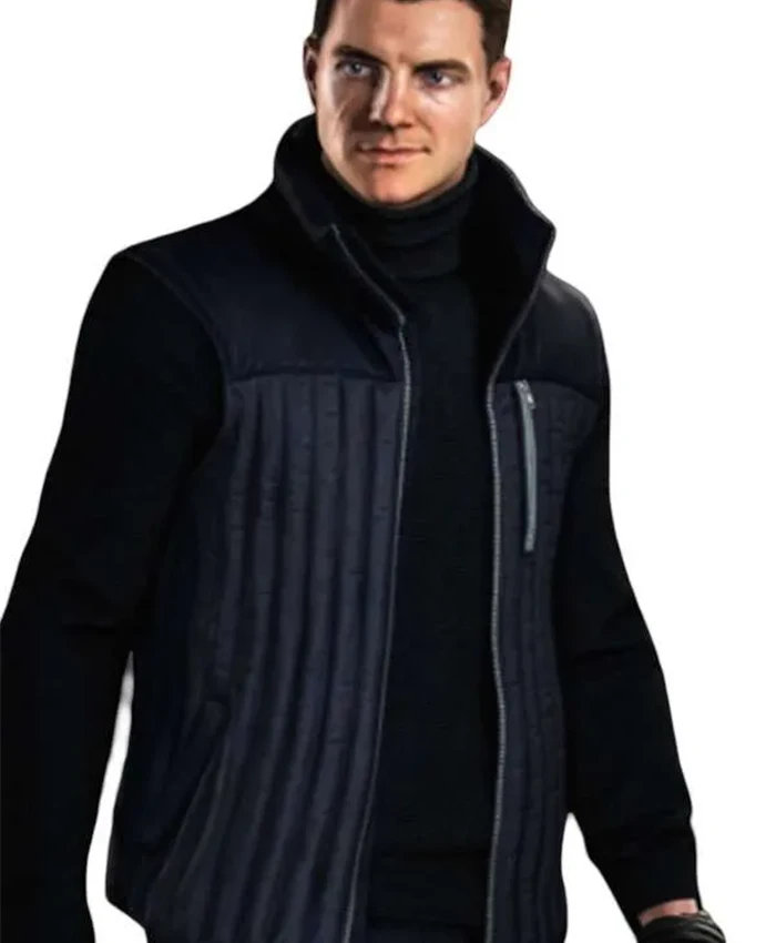 007 First Light James Bond Quilted Vest Front