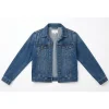 13 Reasons Why Katherine Langford Blue Denim Jacket For Sale