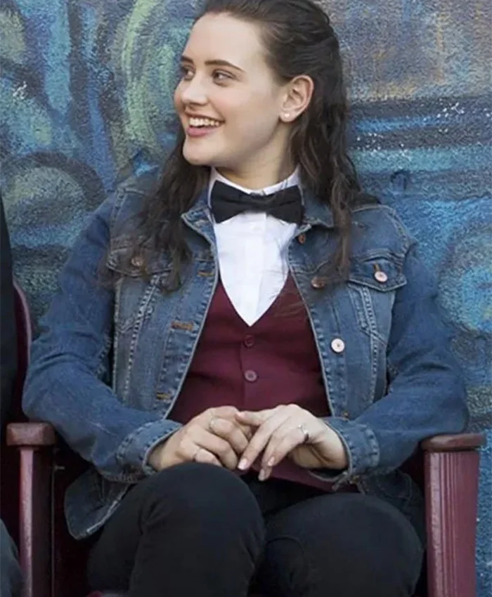 13 Reasons Why Katherine Langford Blue Denim Jacket