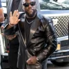 72 Hours Screening Kevin Hart Leather Blazer For Sale