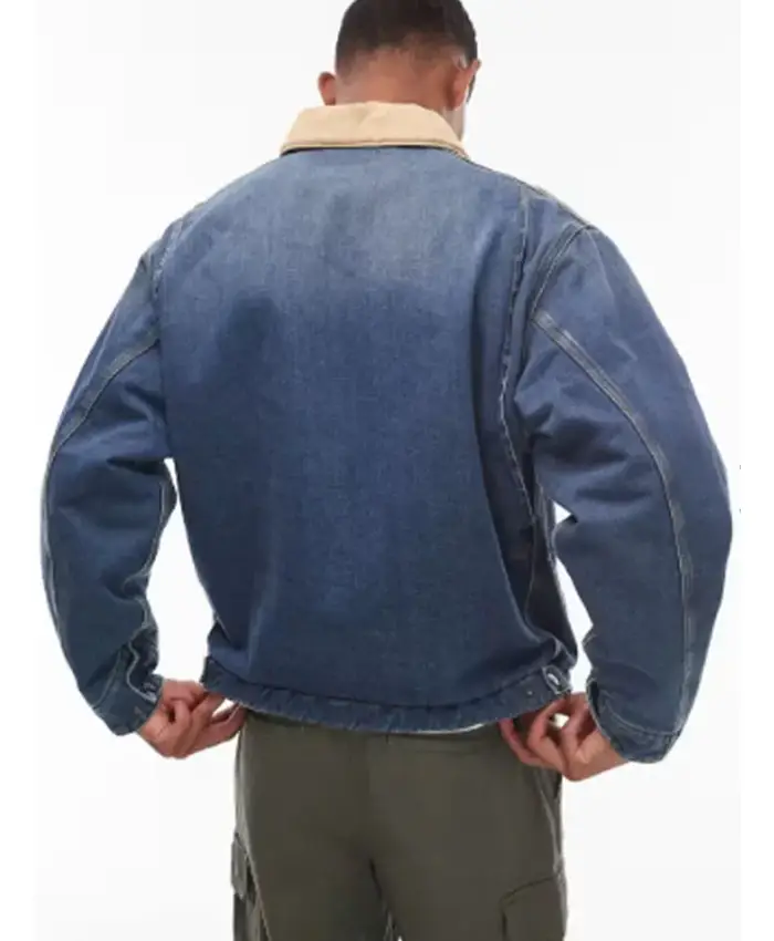 A Good Girl’s Guide to Murder S02 Connor Reynolds Denim Jacket Back