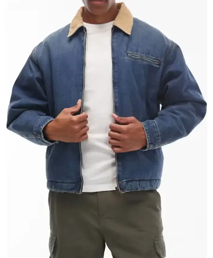 A Good Girl’s Guide to Murder S02 Connor Reynolds Denim Jacket Front