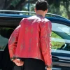Achraf Hakimi Under Armour Leather Jacket Back