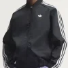 Adidas x SST Adicolor Classics Black Cotton Twill Jacket Front