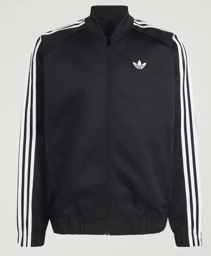 Adidas x SST Adicolor Classics Black Cotton Twill Jacket