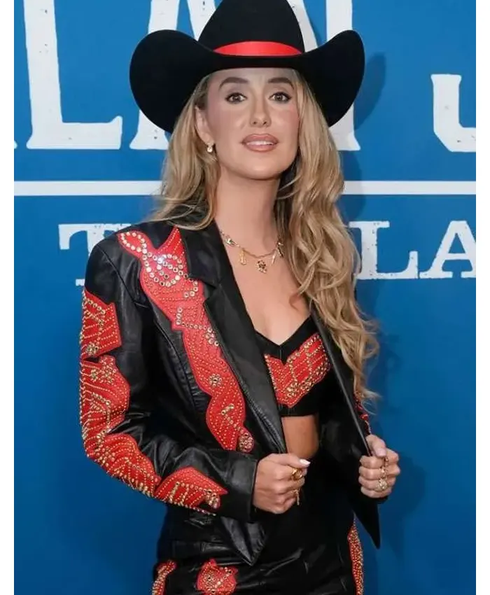 Alan Jackson The Last Show Lainey Wilson Leather Jacket For Sale