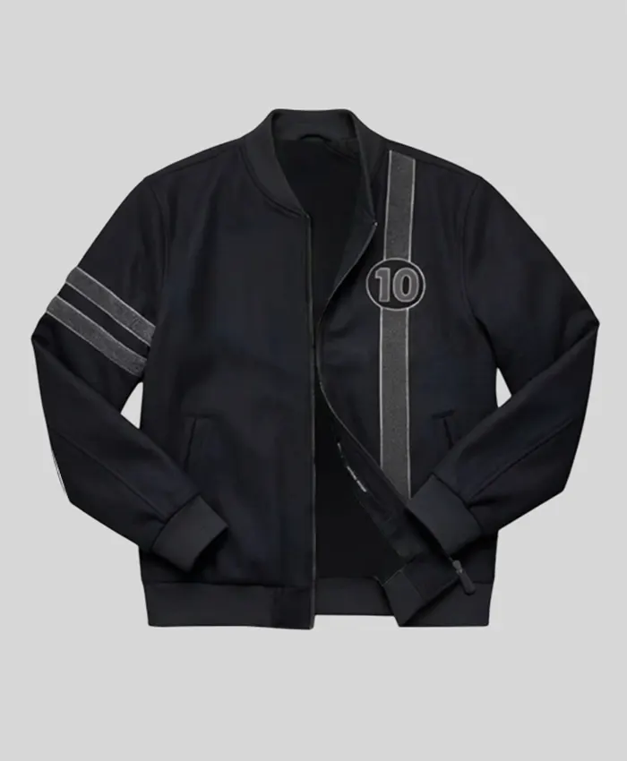 Alien Force Black Varsity Jacket For Sale