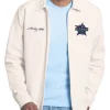 All Star Game Philly 2026 White Starter Jacket Front