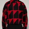 All The Queens Men S05 Amp Jacquard Cropped Jacket Back