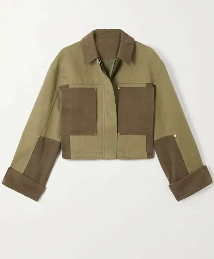 Angie O’Grady TV Series Ransom Canyon 2026 Lauren Glazier Green Cotton Jacket