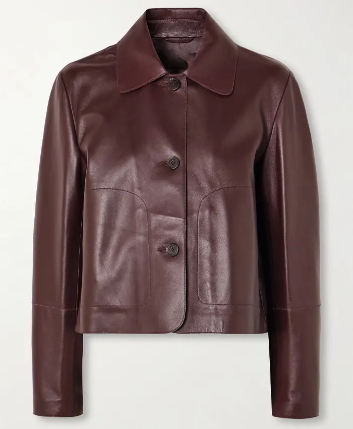 Arma-Burgundy-Leather-Jacket