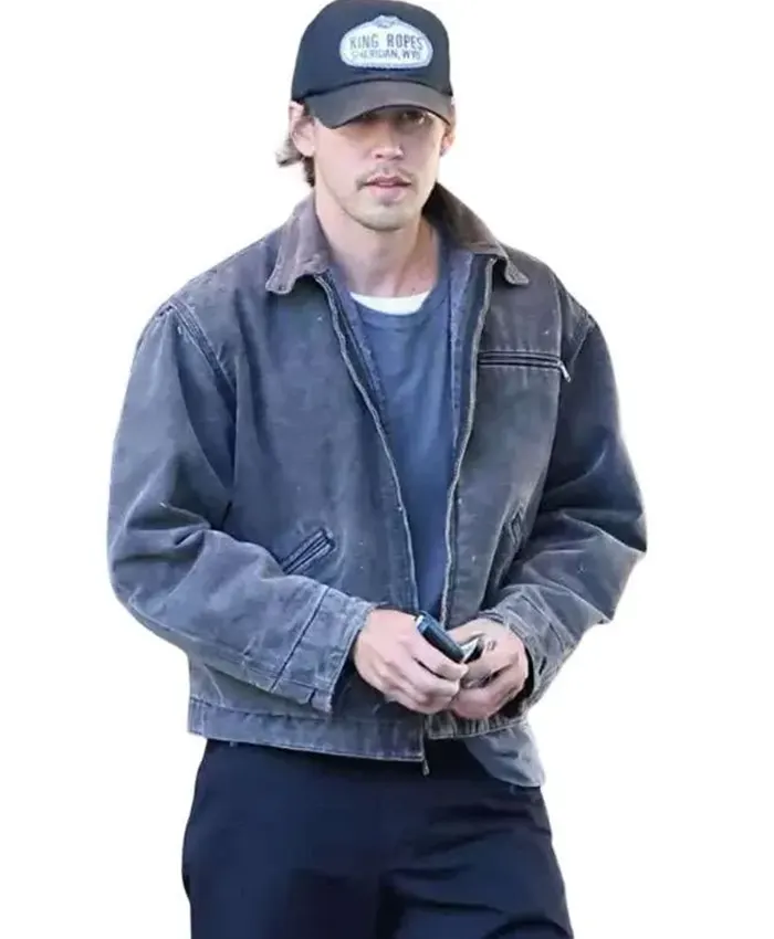 Austin Butler Beverly Hills Grey Jacket Front