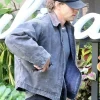 Austin Butler Beverly Hills Grey Jacket Side