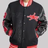 Awake NY x Jordan Black Letterman Jacket Front