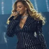 BEYONCÉ JAY-Z 30 Night Striped Blazer Front