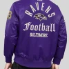 Baltimore Ravens Purple Satin Jacket For Sale