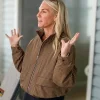Battle on the Beach S05 Sarah Baeumler Hondstooth Jacket