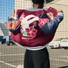 Bella Shmurda Nigerian Musician Pop Riot Collection Petals Varsity Jacket