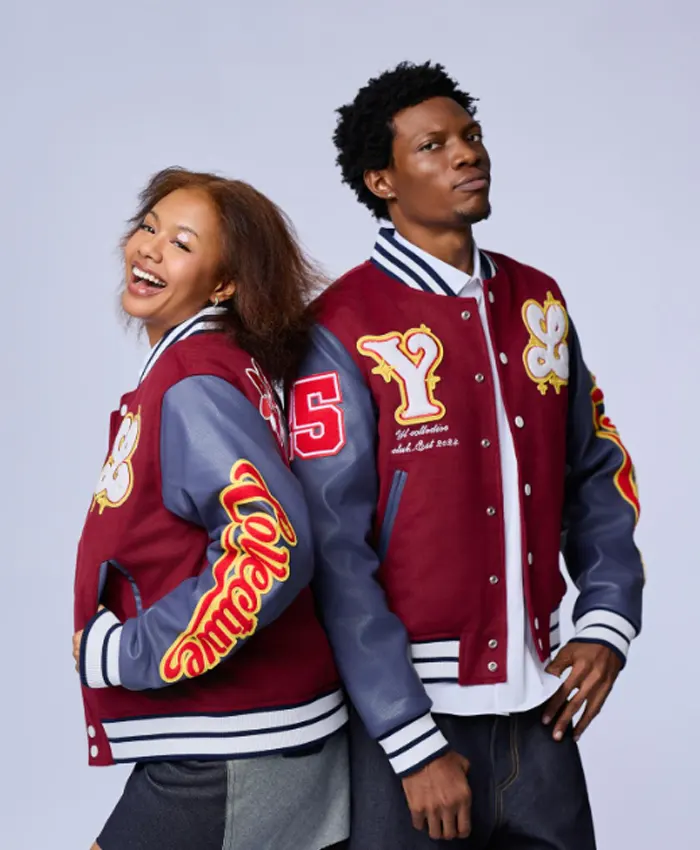 Bella Shmurda Pop Riot Petals Varsity Jacket For Sale