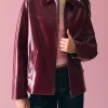 Bershka-Red-Leather-Bomber-Jacket