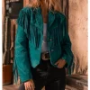 Big Brother USA S28 Melody Morris Fringe Suede Jacket For Sale