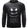 Black Halloween Party Bomber Jacket