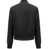 Black Halloween Party Bomber Jacket Back