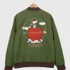 BoxLunch Peanuts Snoopy Flying Ace Bomber Jacket Back