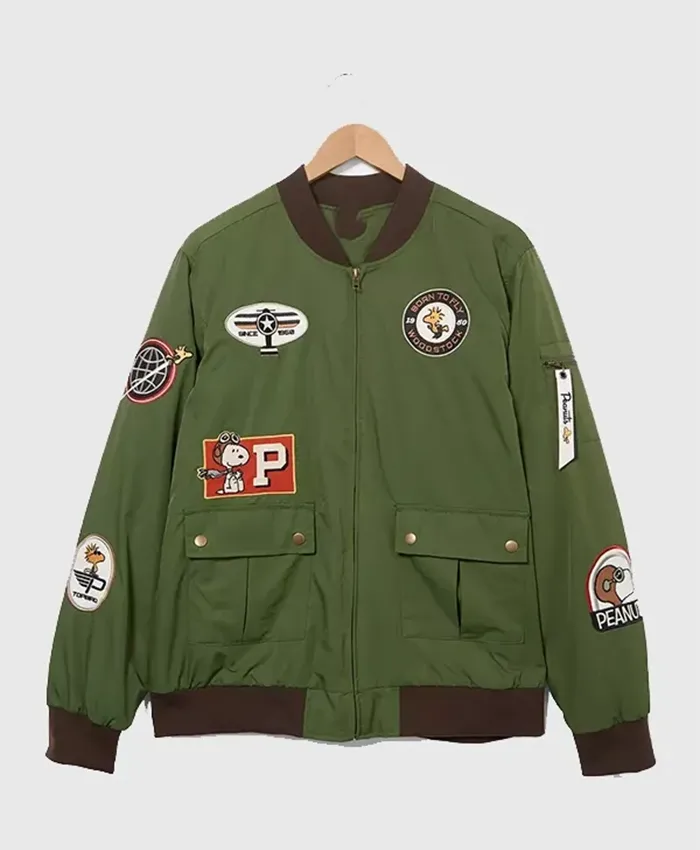 BoxLunch Peanuts Snoopy Flying Ace Bomber Jacket