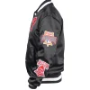 Boyz-II-Men-MLB-All-Star-Game-2026-Black-Satin-Jacket-Side-View