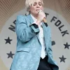 Brandi Carlile Newport Folk Festival Blue Floral Blazer