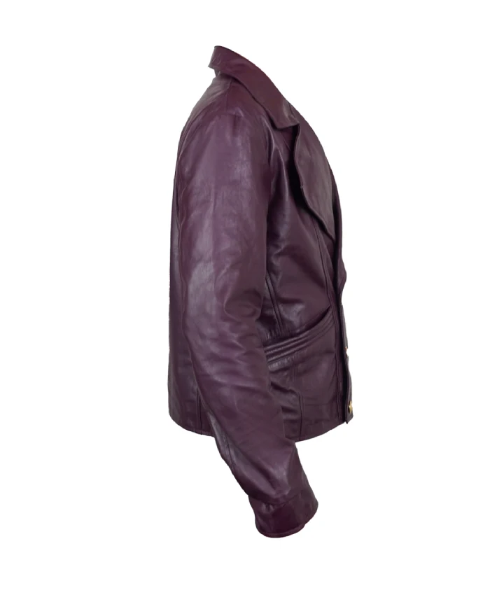 Max Hatter purple leather coat inspired by Descendants Wicked Wonderland 2026