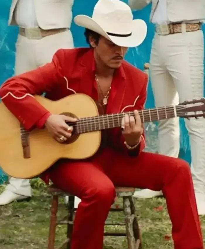 Bruno Mars Risk It All Country Bruno Mars Red Western Suit