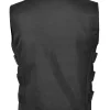 Bug Eye Leather Vest Back