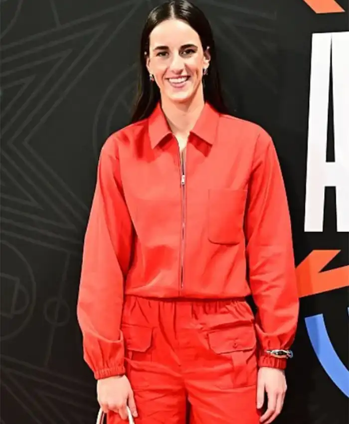 Buy AT&T WNBA All-Star Game 2026 Caitlin Clark Red Full Zip Utility Worker Jacket
