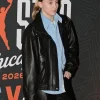 Buy AT&T WNBA All-Star Game 2026 Paige Bueckers Black Leather Bomber Jacket