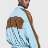 Buy Adidas x ASOS Blue & Brown Oversized Track Jacket Back