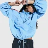 Buy Adidas x ASOS Over The Head Half-Zip Blue Track Jacket Front