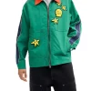 Buy Brain Dead x Coach Green Cotton Zip-up Racer Jacket On Sale