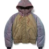 Buy Emporio Armani AW93 Iridescent N2B Multicolor Hooded Bomber Jacket