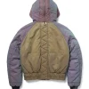 Buy Emporio Armani AW93 Iridescent N2B Multicolor Hooded Bomber Jacket Back