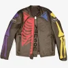 Buy Halloween Vanson x Askan Bone Motorcycle Leather Jacket On Sale