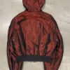 Buy Jean Paul Gaultier 1990s Iridescent Maroon Satin Bomber Jacket