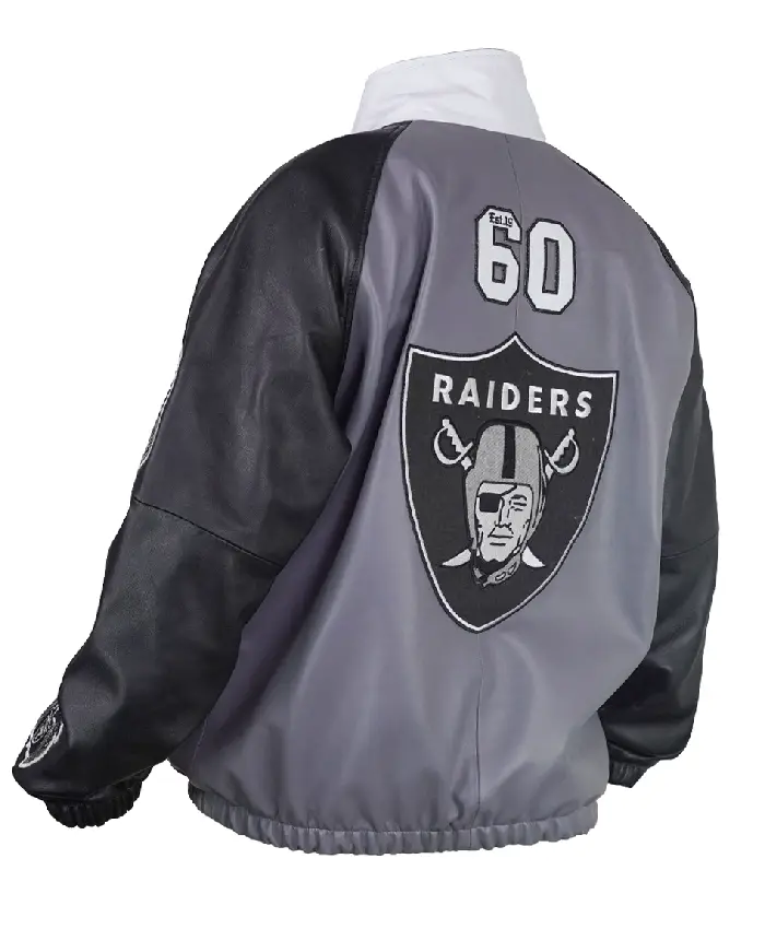 Shop Jeff Hamilton Raiders Vegan Leather Jacket For Sale