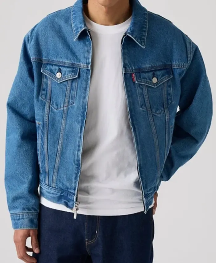 Buy Levi’s x Sky High Farm Goods Blue Denim Trucker Jacket For Men and Women