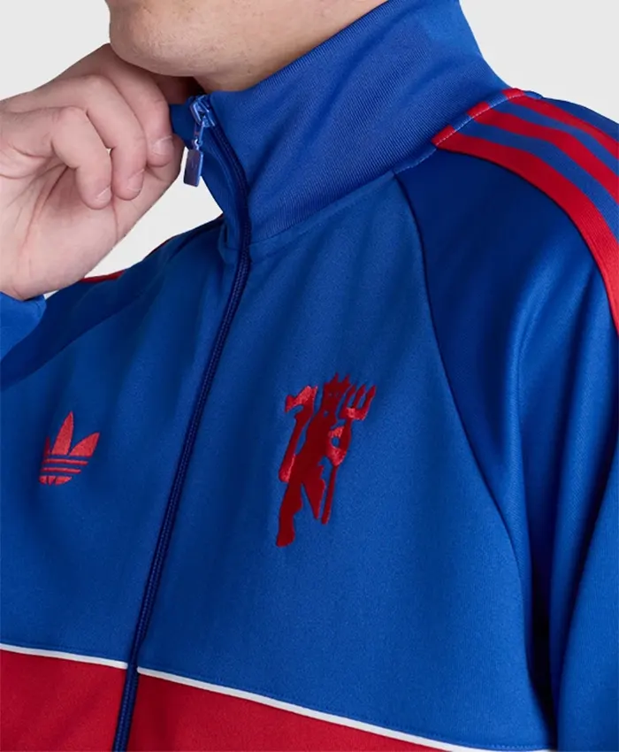 Buy Manchester United x Adidas 2026 Royal Blue Zip-Up Track Jacket
