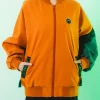 Buy Melinoë Model Hades II Blouson Orange and Green Bomber Jacket